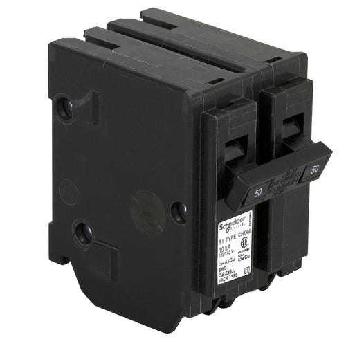 SCHNEIDER ELECTRIC HOMELINE 2 POLE 50A CIRCUIT BREAKER CHOM250