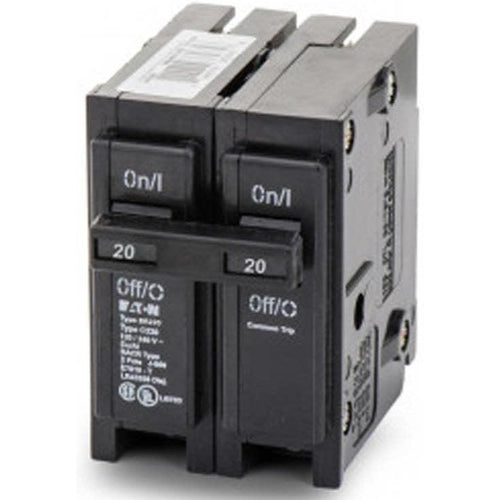 EATON CUTLER HAMMER 2 POLE 20A CIRCUIT BREAKER BR220-EATON-DEALER SOURCE-Default-Covalin Electrical Supply