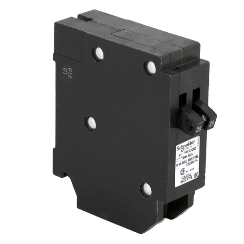 SCHNEIDER ELECTRIC HOMELINE TANDEM 20A/20A CIRCUIT BREAKER CHOMT2020
