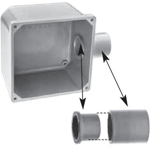 3/4" PVC JUNCTION BOX ADAPTER Covalin Electrical Supply