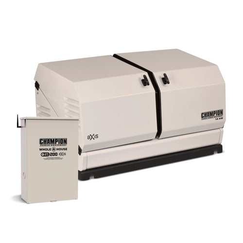 CHAMPION 22-KW AXIS HOME STANDBY GENERATOR WITH A AUTOMATIC 200-AMP WHOLE HOUSE SWITCH