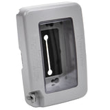 WP7000G LOW-PROFILE EXTRA-DUTY PLASTIC IN-USE WEATHERPROOF COVER, SINGLE-GANG, VRT/HRZ, GRAY INTERMTIC