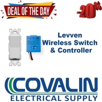 LEVVEN CONTROLS DECORA-STYLE SWITCH & 10A POWER CONTROLLER C11DW