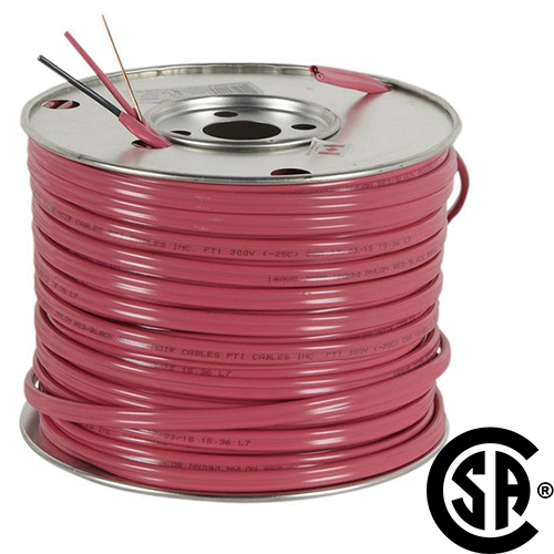 *PER METER CUT* NMD90 RED 12/2CU CSA APPROVED IMPORT PVC JACKET CABLE 300V 90 DEG