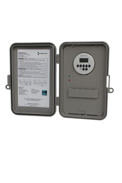 GM40AVE-RD89 24-HOUR OR 7-DAY 120-277V ELECTRONIC TIME CONTROL, 40A, TYPE 3R OUTDOOR PLASTIC ENCLOSURE, INTERMATIC