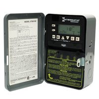 ET8215C ASTRONOMIC 7-DAY 2-CIRCUIT ELECTRONIC CONTROL, 120-277 VAC, 2-SPST, INDOOR METAL ENCLOSURE, INTERMATIC