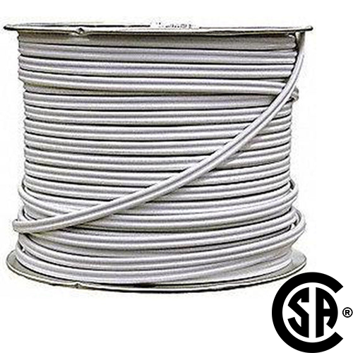*FULL 150M ROLL*  NMD90 WHITE 14/2CU CSA APPROVED IMPORT PVC JACKET CABLE 300V 90 DEG