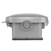 WP5100C EXTRA-DUTY PLASTIC IN-USE WEATHERPROOF COVER, SINGLE-GANG, VRT/HRZ, 2.75" CLEAR INTERAMTIC