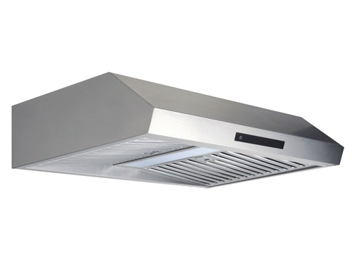 30" WHITE 3 SPEED 600 CFM DUAL FAN KITCHEN RANGEHOOD