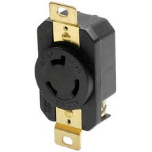 L7-20R TWIST LOCK WALL MOUNT RECEPTACLES - 2 POLE 3 WIRE 20A 277V