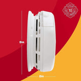 FIRST ALERT SA520 120V SMOKE DETECTOR, WIRED AND WIRELESS INTERCONNECT 1039832