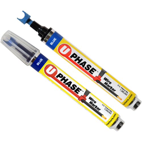  U PHASE MARKER 4 COLOR-1EA: BLUE, RED, WHITE, & GREEN-RACKATIERS-RACKATIERS-Default-Covalin Electrical Supply 
