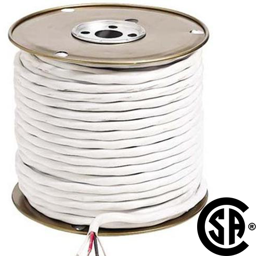 *PER METER CUT* NMD90 WHITE 8/3CU CSA APPROVED IMPORT PVC JACKET CABLE 300V 90 DEG