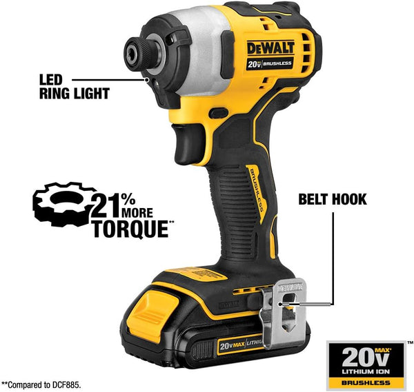 ATOMIC 20V MAX* BRUSHLESS CORDLESS COMPACT 1/4 IN. IMPACT DRIVER (TOOL ONLY)