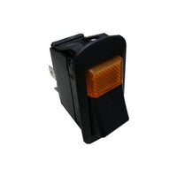 ON-OFF 4 SPADE CONNECT SLR 20A 125VAC 10A 250VAC 21A 14VDC MLR 16A 125VAC 10A 277VAC 3/4HP LIGHTED ROCKER SWITCH