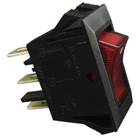 ON-OFF 3 SPADE CONNECT SLR 16A 125VAC 10A 250VAC MLR 16A 125VAC 10A 250VAC 1/3HP 125VAC 1/2HP 250VAC APPLIANCE ROCKER SWITCH