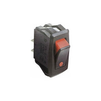 ON-OFF 2 SPADE CONNECT SLR 16A 125VAC 10A 250VAC MLR 16A 125VAC 10A 250VAC 1/3HP 125VAC 1/2HP 250VAC DUAL COLOUR ROCKER SWITCH