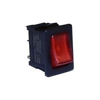 ON-OFF 3 SPADE CONNECT SLR 16A 125VAC 10A 250VAC MLR 16A 125VAC 10A 250VAC 1/3HP 125VAC 1/2HP 250VAC MINIATURE LIGHTED ROCKER SWITCH