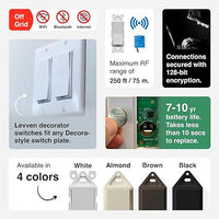 LEVVEN CONTROLS 3 WAY DECORA-STYLE SWITCH & 10A POWER CONTROLLER KIT C31DW