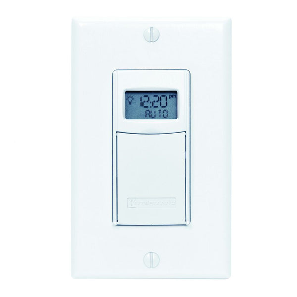 EI600WC 7-DAY HEAVY-DUTY PROGRAMMABLE TIMER, 120-277 VAC, 20A, WHITE, INTERMATIC