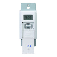 EI600WC 7-DAY HEAVY-DUTY PROGRAMMABLE TIMER, 120-277 VAC, 20A, WHITE, INTERMATIC