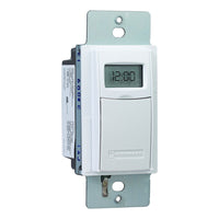 EI600WC 7-DAY HEAVY-DUTY PROGRAMMABLE TIMER, 120-277 VAC, 20A, WHITE, INTERMATIC