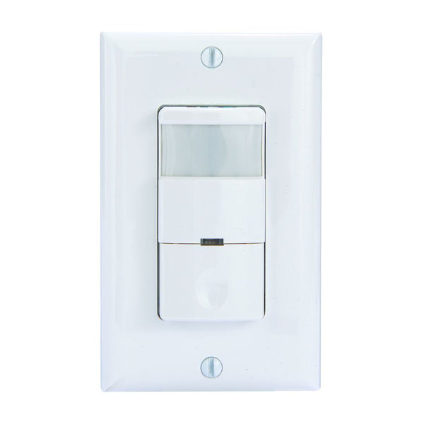 IOS-DOV-WH COMMERCIAL GRADE IN-WALL PIR OCCUPANCY/VACANCY SENSOR, WHITE, INTERMATIC