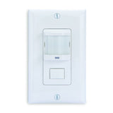 IOS-DPBIF-WH RESIDENTIAL IN-WALL PUSH BUTTON PIR OCCUPANCY SENSOR, WHITE, INTERMATIC