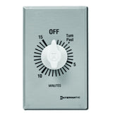 FF15MC SPRING WOUND COUNTDOWN TIMER, COMMERCIAL, 125-277 VAC, 50/60 HZ, SPST, 15 MINUTE MAX, WITHOUT HOLD, SILVER, INTERMATIC