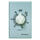 FF60MC SPRING WOUND COUNTDOWN TIMER, COMMERCIAL, 125-277 VAC, 50/60 HZ, SPST, 60 MINUTE MAX, WITHOUT HOLD, SILVER, INTERMATIC