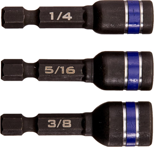 IRWIN IMPACT 1-7/8" 3 PIECE MAG NUT DRIVER SET