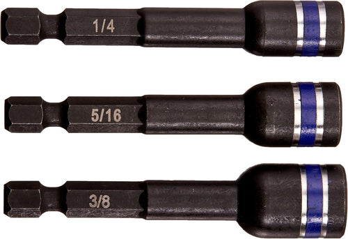 IRWIN IMPACT 2-9/16" 3 PIECE MAG NUT DRIVER SET