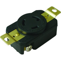 L5-30R TWIST LOCK WALL MOUNT RECEPTACLES - 2 POLE 3 WIRE 30A 125V