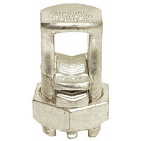 250MCM DUAL RATED COPPER AND ALUMINUM SPLIT BOLT CONNECTOR.