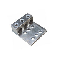 250 - #6 TWO OR FOUR HOLE MOUNT THREE CONDUCTOR ALUMINUM MECHANICAL LUG