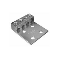 350 - #6 FOUR HOLE MOUNT FOUR CONDUCTOR ALUMINUM MECHANICAL LUG