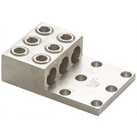 1000 - 500 TWO & FOUR HOLE MOUNT THREE CONDUCTOR ALUMINUM MECHANICAL LUG