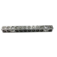 #14 - #4 10 CIRCUIT ALUMINUM GROUND/NEUTRAL BAR