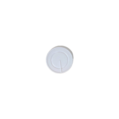 BANVIL KNOB “ FLUSH STEM - WHITE