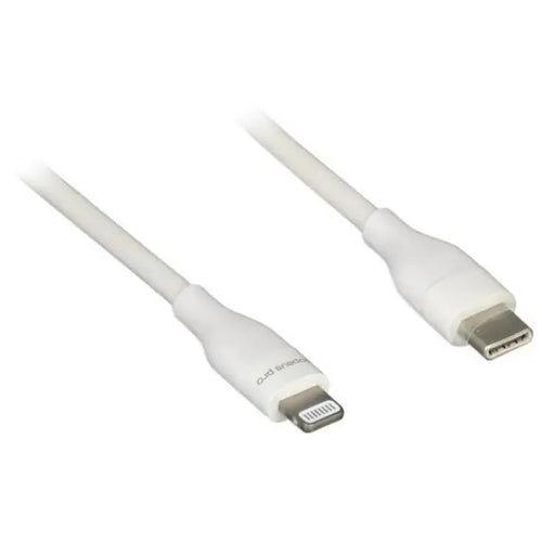 NOPEUS PRO 6' USB-C TO LIGHTNING CABLE FOR IPHONE / IPAD - MALE/MALE - WHITE