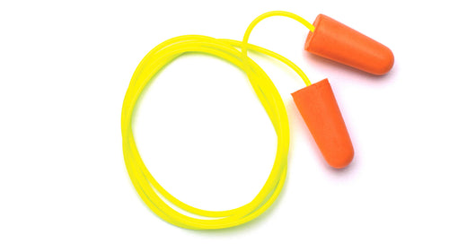 CORDED DISPOSABLE EARPLUGS - BOX OF 100