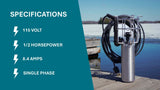 ARBRUX DOCK DE-ICER WITH 100FT CORD – THE ULTIMATE WINTER PROTECTION FOR YOUR WATERFRONT ASSETS