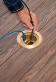 ARLINGTON CONCRETE FLOOR BOX BRASS COVER KIT