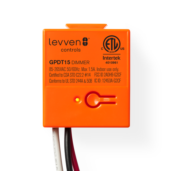 LEVVEN CONTROLS 1.5A DIMMER POWER CONTROLLER GPDT15