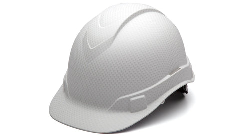 RIDGELINE® 4-POINT RATCHET CAP STYLE HARD HAT - HYDRO DIPPED MATTE WHITE