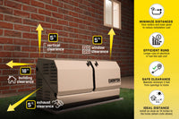 CHAMPION 22-KW AXIS HOME STANDBY GENERATOR WITH A AUTOMATIC 100-AMP WHOLE HOUSE SWITCH