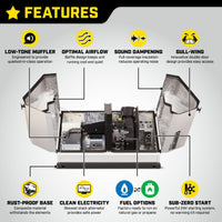 CHAMPION 22-KW AXIS HOME STANDBY GENERATOR WITH A AUTOMATIC 100-AMP WHOLE HOUSE SWITCH