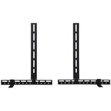 30"-90" LARGE TILT & SWING FLAT SCREEN TV WALL BRACKET WITH SOUND BAR MOUNTING KIT - AVF