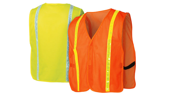 RV1 Series NON-RATED HI-VIS VEST ONE SIZE FITS MOST