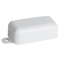 END CAP RACEWAY COVER FITTING- 1-1/2" X 3/4" - WHITE